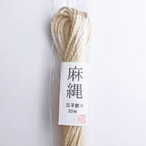 三子撚り 麻縄（結界張）20m