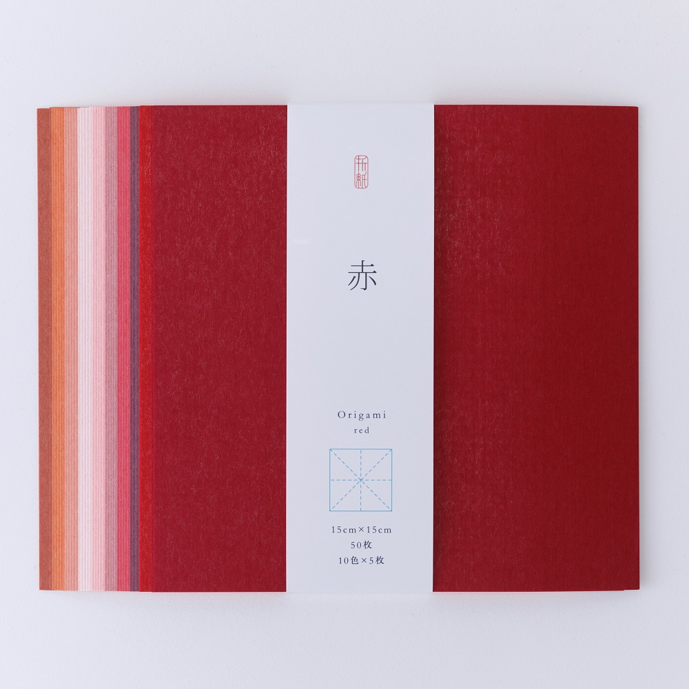大人のためのおりがみ 赤